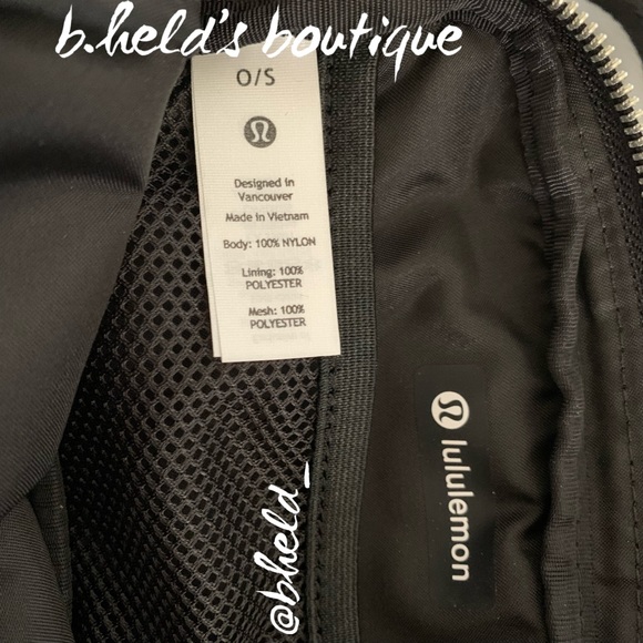 lululemon Everywhere Crossbody Bag in Black/White Neutral OS Brand New NWT - Picture 13 of 16